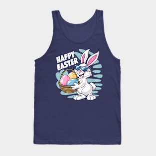 Rabbit Easter Day Eggs Boys Girls Kid gift bunny Tank Top